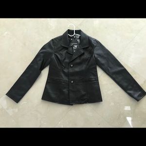 Women’s faux leather jacket